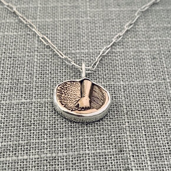 EARTH Zodiac Element Sign Symbol Bronze Coin Charm 925 Sterling Silver Necklace - Picture 8 of 14